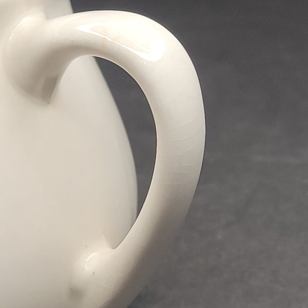 Vintage Ceramic Onion Soup Recipe Mug Bowl With Handle White - Picture 4 of 12